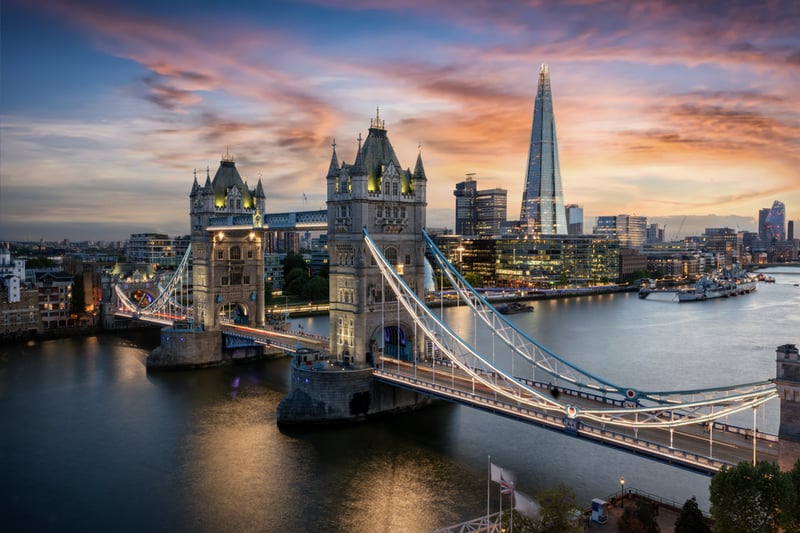 London Tower Bridge Skyline