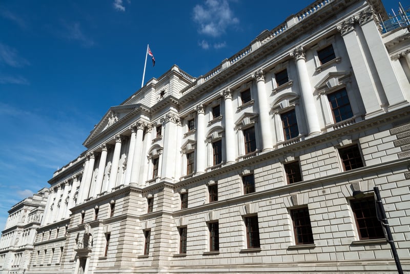 HM Treasury building exterior